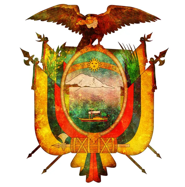 Ecuador coat of arms — Stock Photo, Image