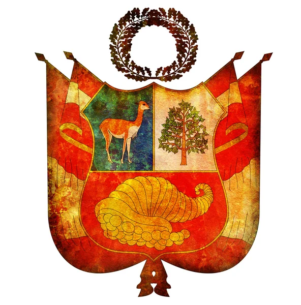 Peru Wappen — Stockfoto