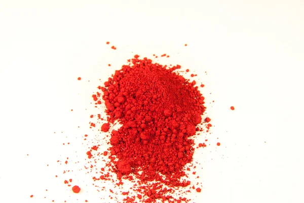 Pigmento rojo cadmio — Foto de Stock