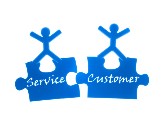 Richtiger Service für den Kunden. — Stockfoto