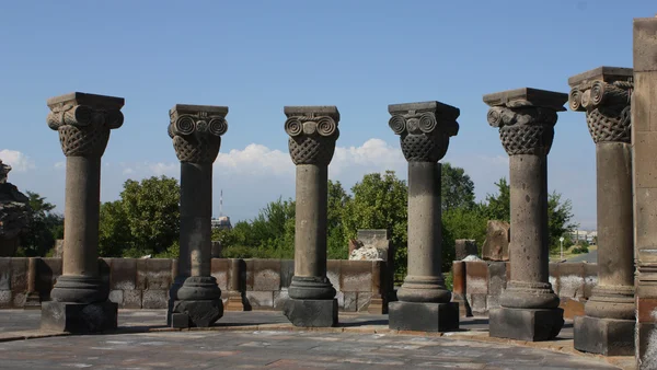 Zvartnots cathedral ruins — Stock Photo, Image