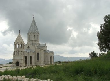 Armenian church. clipart