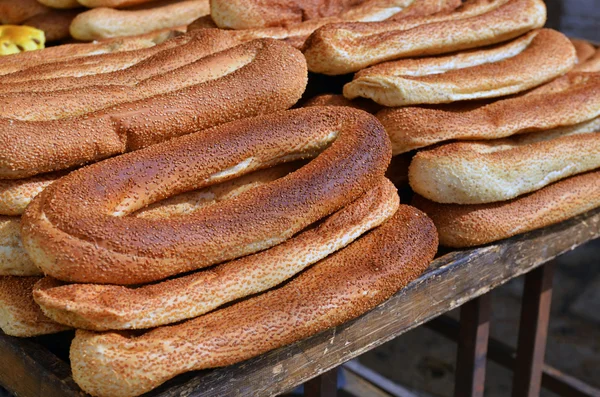 Loafs van bagels — Stockfoto