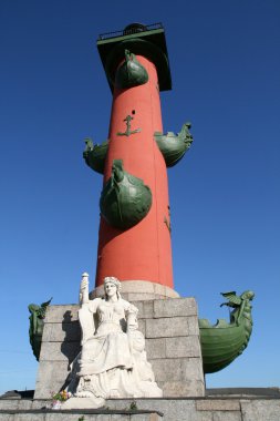 rostral sütun saint petersburg Rusya