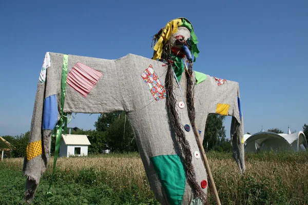 Scarecrow in Suzdal Russia — Stock Photo, Image