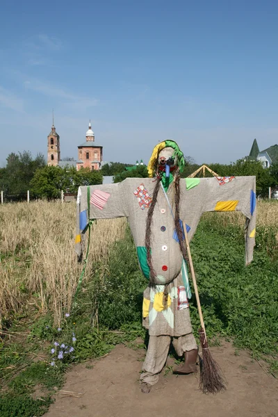 Scarecrow in Suzdal Russia — Stock Photo, Image