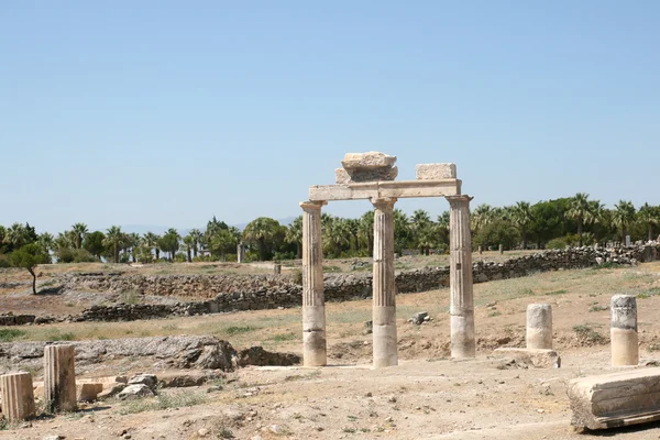 Ruiny starożytnego hierapolis — Zdjęcie stockowe