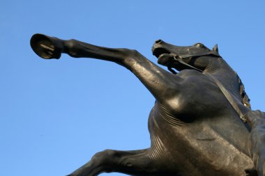 The Horse Tamers monument St Petersburg clipart