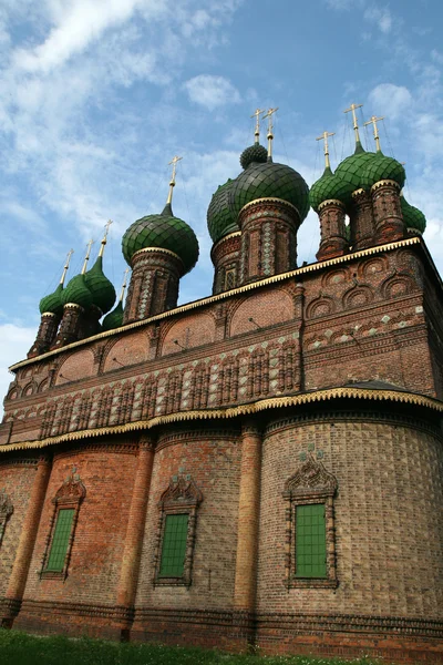 偕同浸在俄罗斯雅罗斯拉夫尔大教堂 — 图库照片