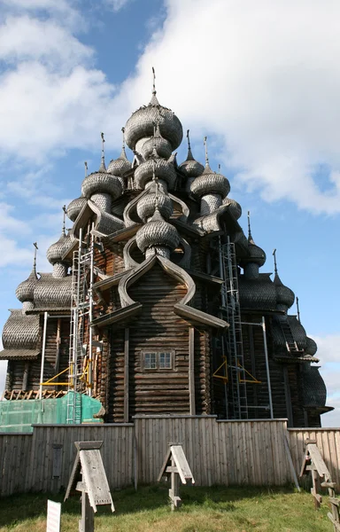 Chiesa della Trasformazione sull'isola di Kizhi Russia — Foto Stock