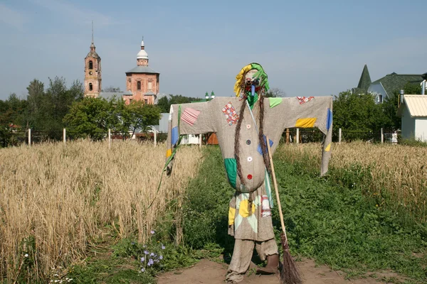 Scarecrow in Soezdal Rusland — Stockfoto