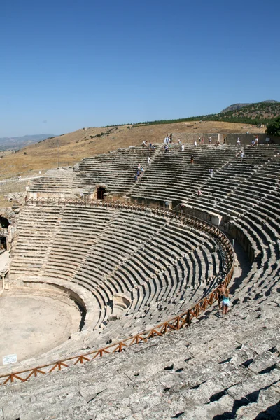 ヒエラポリスの古代の円形劇場 — ストック写真