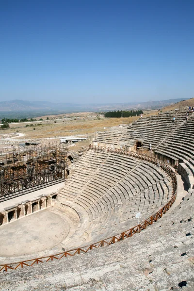 Amphitheater der antiken Hierapolis — Stockfoto