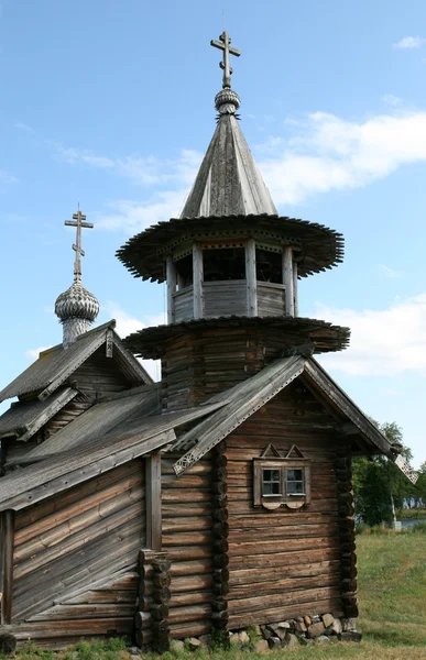 Παλιά ξύλινη εκκλησία, kizhi νησιού — Φωτογραφία Αρχείου