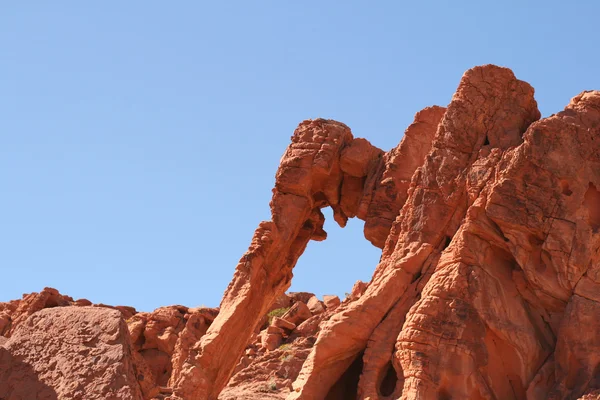 Elefante Rock no Vale do Fogo Nevada — Fotografia de Stock