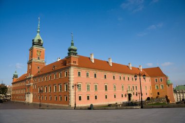 Eski şehirde Royal castle Varşova