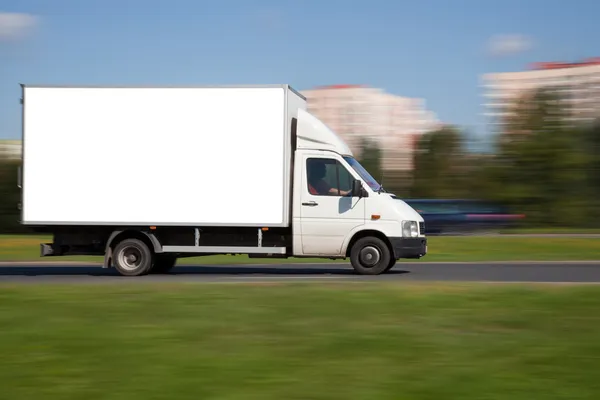 Space for advertisement on truck — Stock Photo, Image