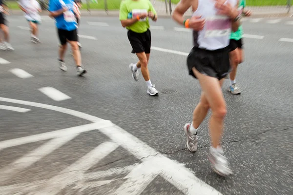 Laufen im Marathon — Stockfoto