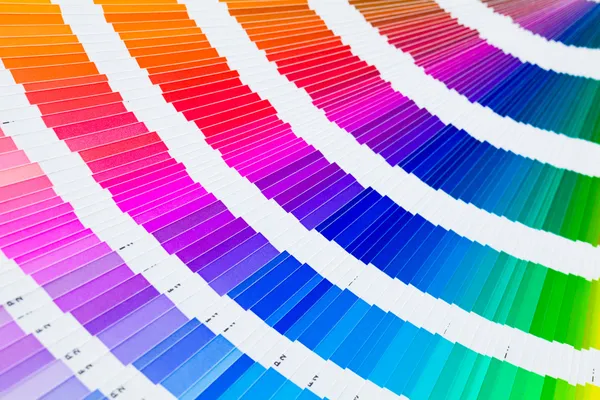 PANTONE color sampler catalogus — Stockfoto