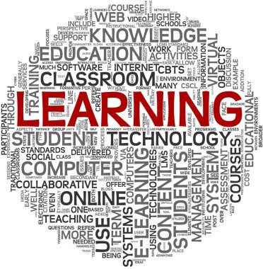 Learning concept in tag cloud