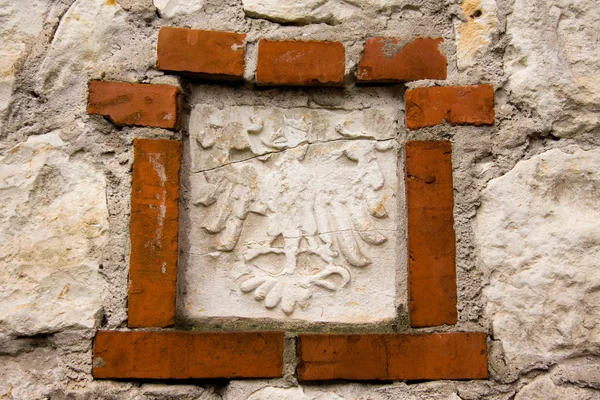 stock image Old polish national emblem