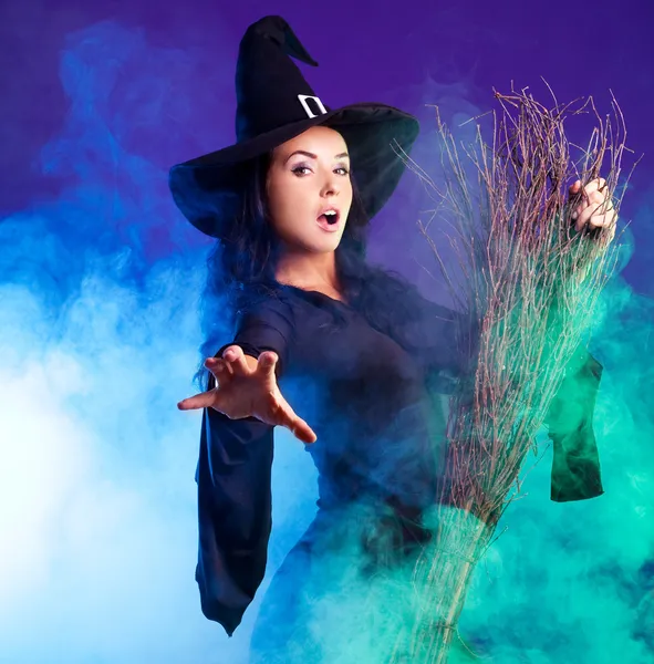 Sexy czarownica — Zdjęcie stockowe