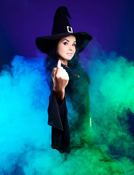 Smiling witch — Stock Photo, Image