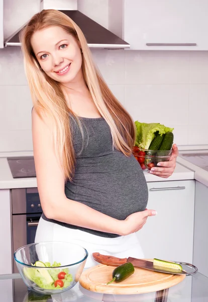 Hamile kadın. — Stok fotoğraf