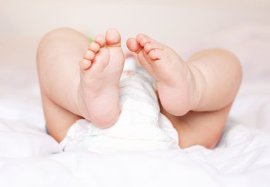 Feet of a baby clipart