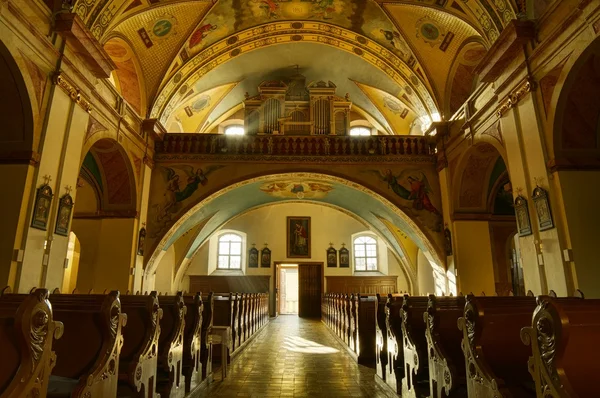 Zlaté Hory - farní kostel Nanebevzetí Panny Marie. — Foto de Stock