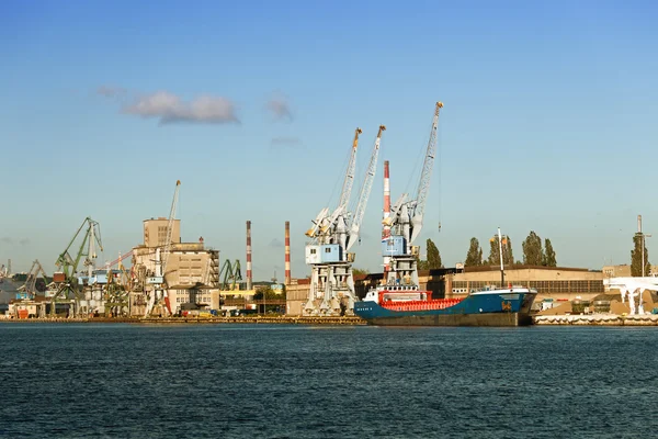 Hafen in Danzig — Stockfoto