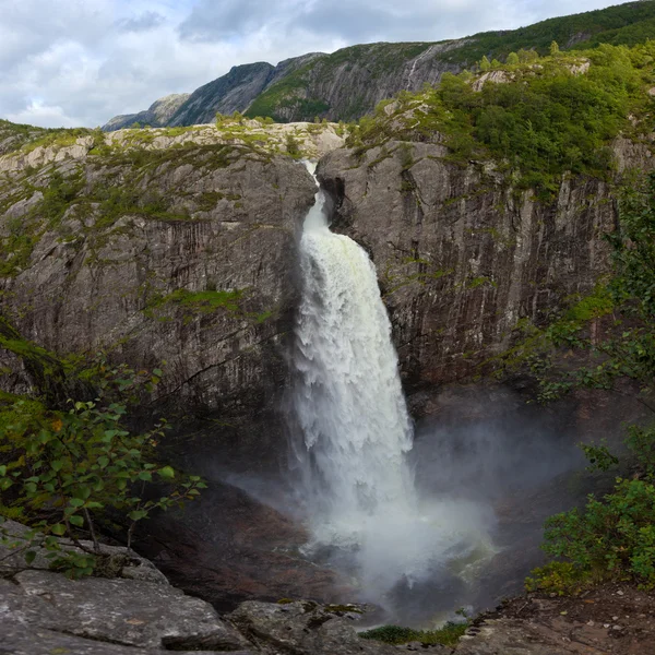 Водоспад Manafossen — стокове фото