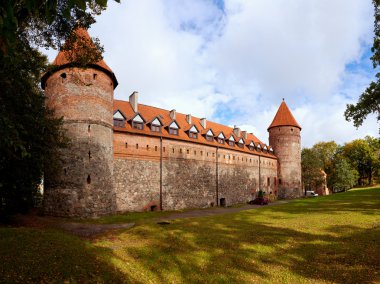 Castle in Bytow, Poland. clipart