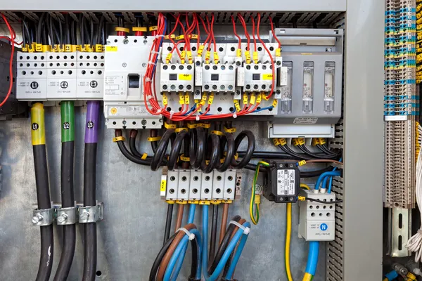 Elektrické ovládací panel — Stock fotografie