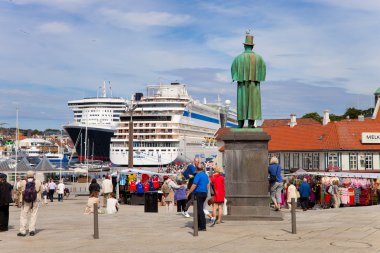 Port of Stavanger, Norway. clipart