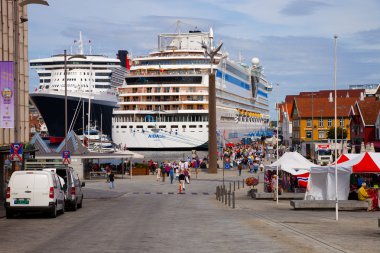 bağlantı noktası stavanger, Norveç.