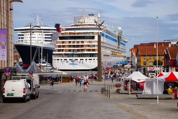 Portu stavanger, Norwegia. — Zdjęcie stockowe