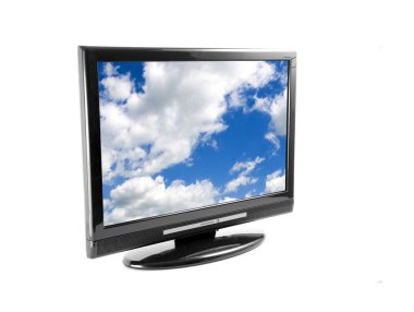 Tv set clipart