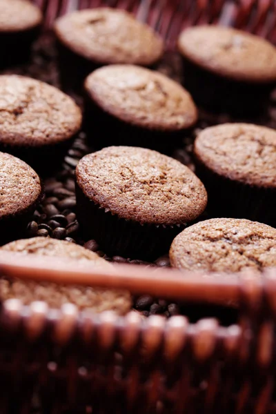 Espresso muffins — Stok fotoğraf