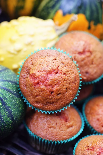 Muffin con zucca — Foto Stock