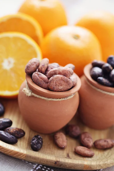 Kakao a oranžové — Stock fotografie