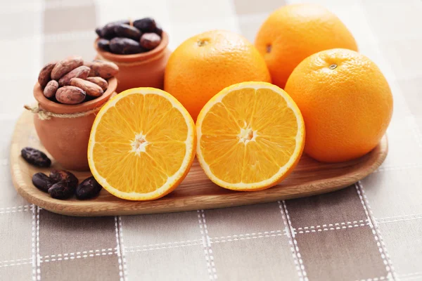 Κακάο και πορτοκάλι — Φωτογραφία Αρχείου