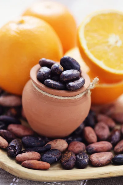Cacao y naranja — Foto de Stock