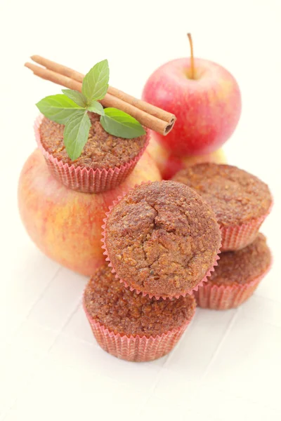Vdolky s jablky — Stock fotografie