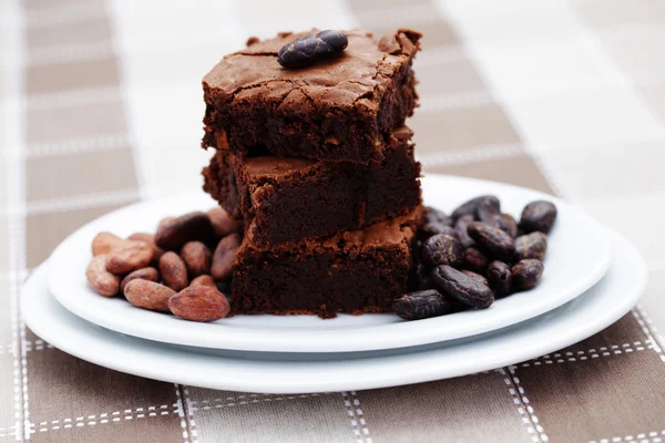 Delicioase brownie — Fotografie, imagine de stoc