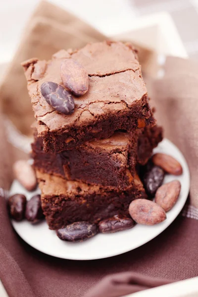 Delicious brownie — Stock Photo, Image