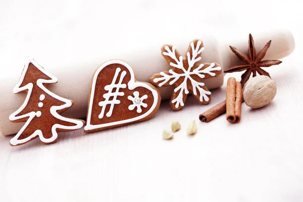 Gingerbreads 用香料 — 图库照片