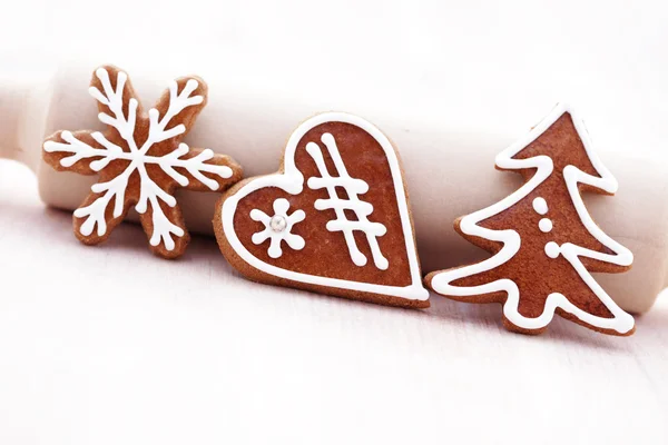 Gingerbreads with spices — Stock Photo, Image