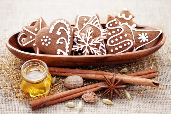Gingerbreads με μπαχαρικά — Φωτογραφία Αρχείου
