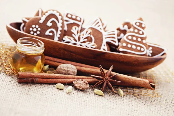 Gingerbreads με μπαχαρικά — Φωτογραφία Αρχείου
